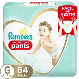 Pampers Pañales Pants Premium Care Talla G