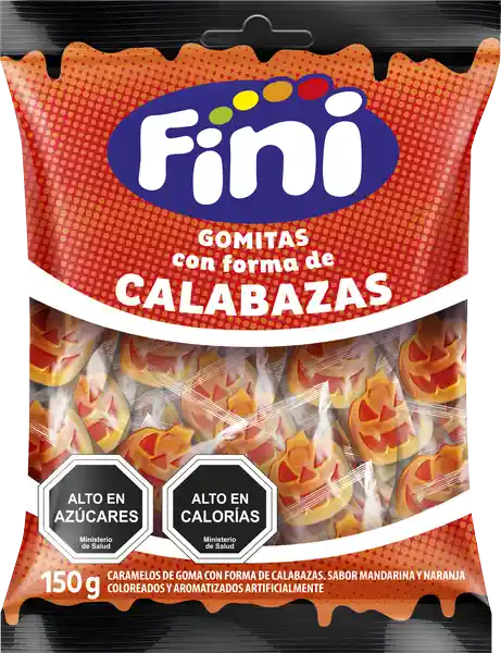 Fini Gomitas Calabazas Rellenas
