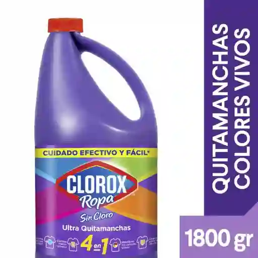 Quitamanchas Clorox Colores Vivos (Botella) 1800 gr