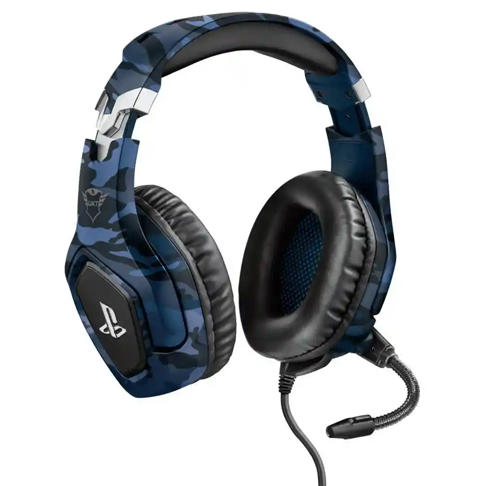 Audífonos Gamer Ps4 Forze-B Trust Azul Gxt 488