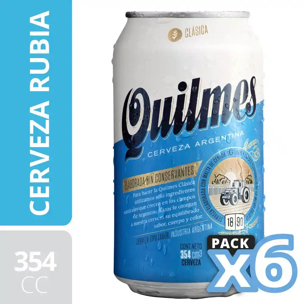 Quilmes Cerveza Rubia Argentina