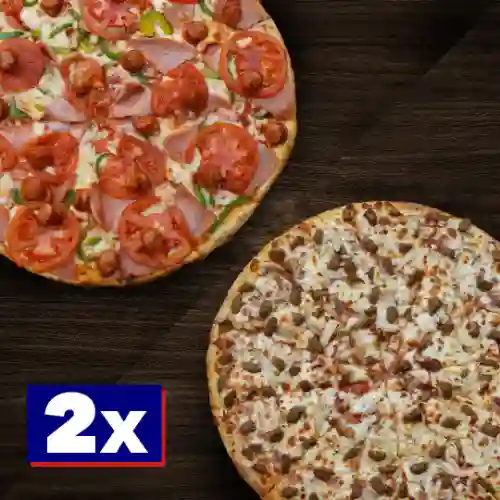 Pizzas Grandes 2X
