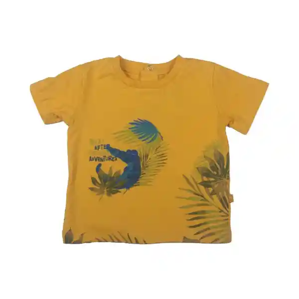 Polera Bebe Niño Amarillo Pillin 6 M