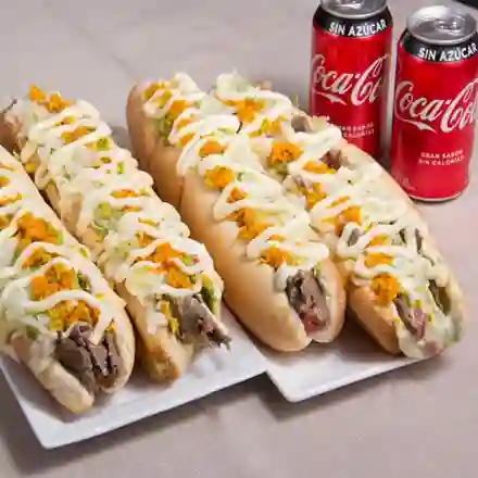 Promo - 4 Ases a Elección y 2 Bebidas