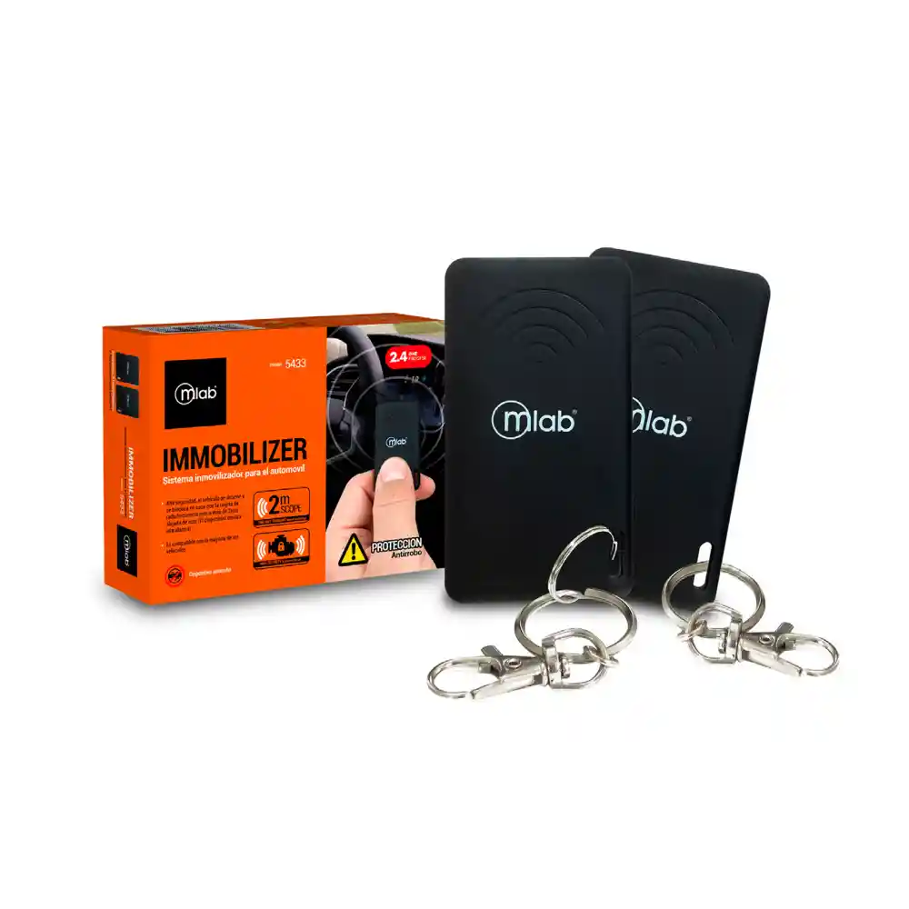 Inmovilizador de Arranque Para Auto Mlab 5433 Negro