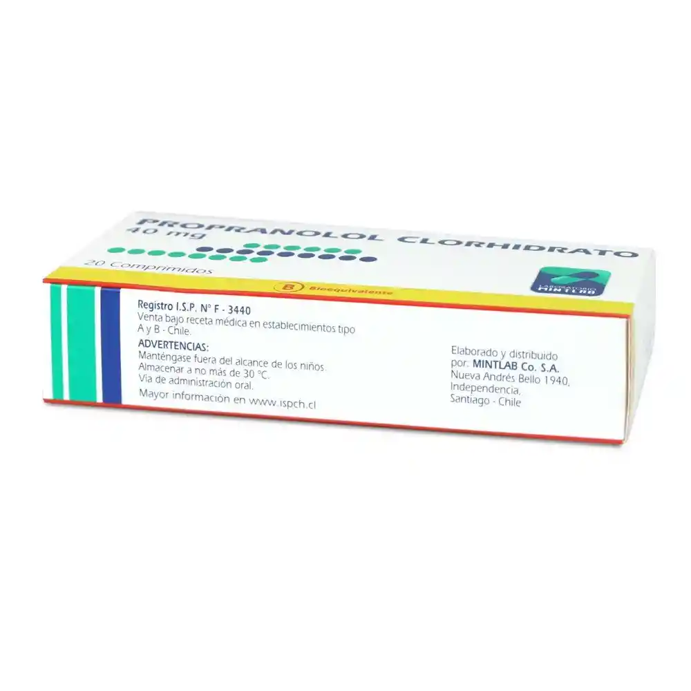 Propanolol (40 mg)