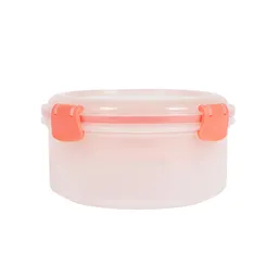 Miniso Set de Contenedor Para Ensalada Con Separación Rosa