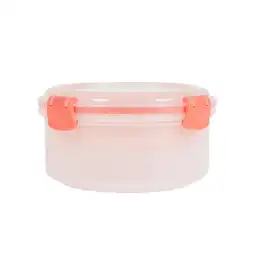 Miniso Set de Contenedor Para Ensalada Con Separación Rosa