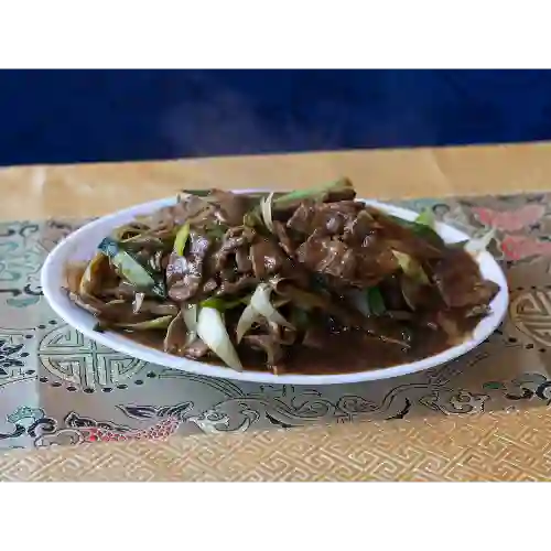Carne Mongoliana Sin Aji