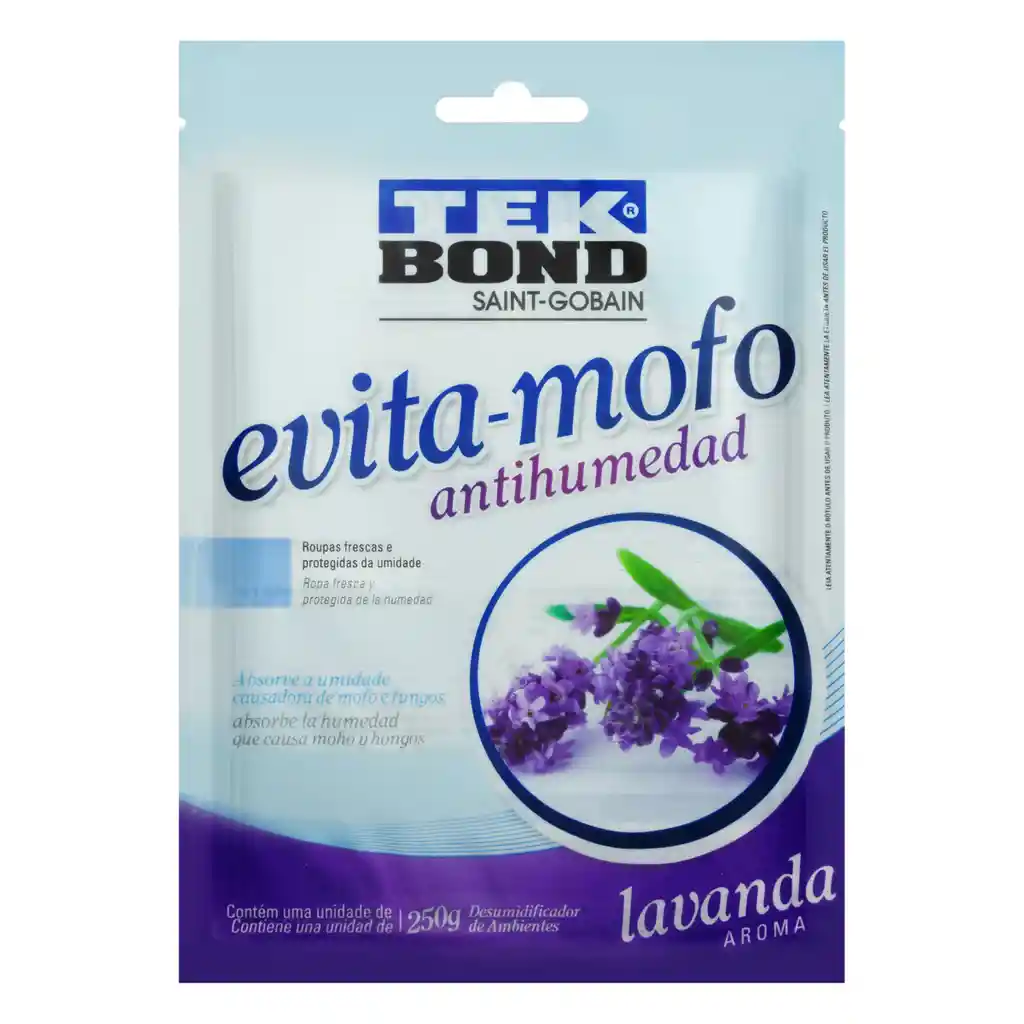 Tekbond Anti-Humedad Closet Con Colgador Lavanda 250 g