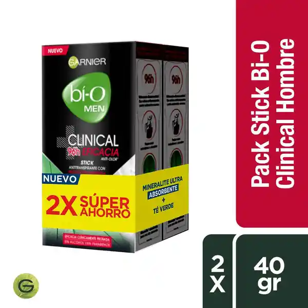 Bí-O Pack Desodorante Hombre Clinical Stick