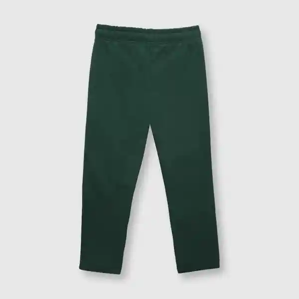 Pantalón de Niño de Buzo Estampado Verde Musgo Talla 6A Colloky