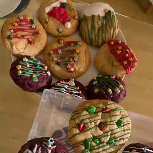 Galleta Ny Lemon Pie con Topping Navidad