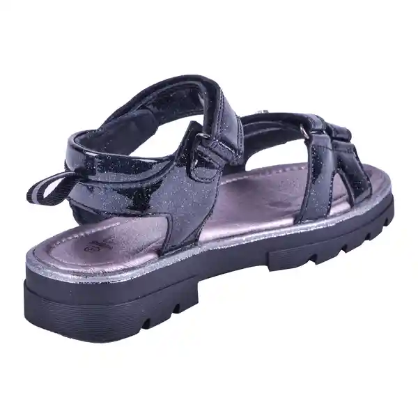 Sandalias Niña Negro Pillin 32