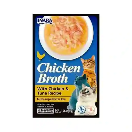 Churu Caldo de Pollo y Atún Inaba Para Gato Broth
