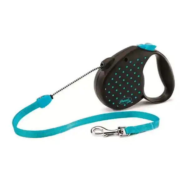 Flexi Correa Retráctil Color Dots Azul 5 m Small
