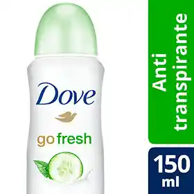 Dove Desodorante Go Fresh Pepino y Té Verde en Aerosol 