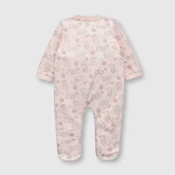 Pijama Entero Marie Niña Pink/Rosado Talla 18/24M Colloky