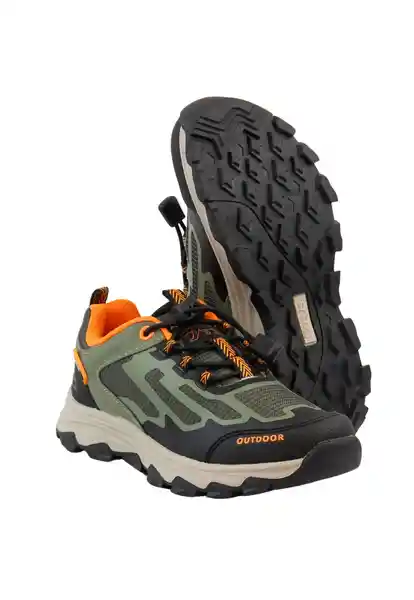 Zapatillas Outdoor Velcro Junior Niño Verde 30 926