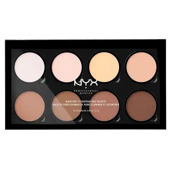 Nyx Paleta de Sombras Highlight Contour Pro