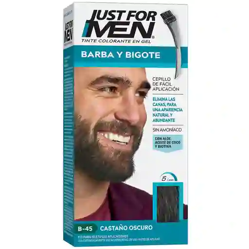 Just For Men Tinte Colorante en Gel para Barba y Bigote 