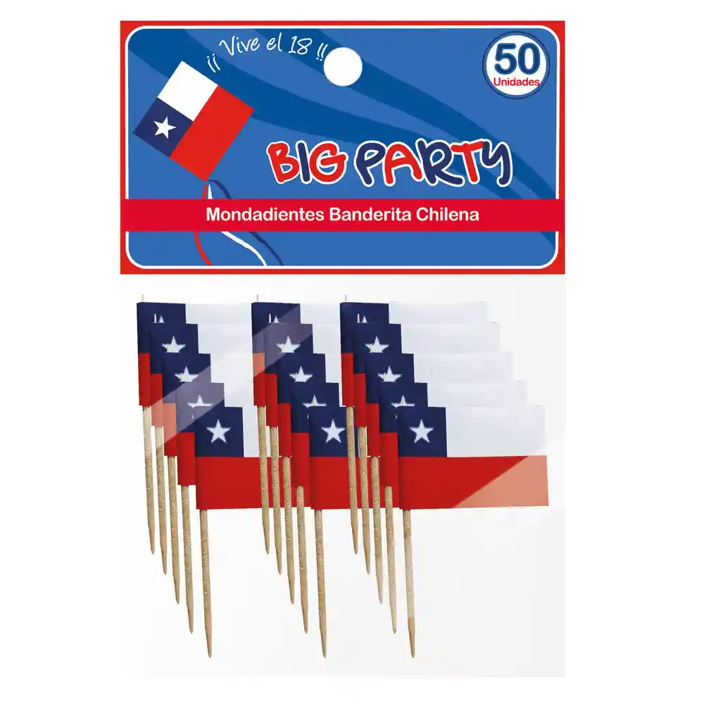 Brochetas Banderitas Big Party