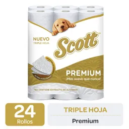 Scott Papel Higiénico Premium Triple Hoja 19 m