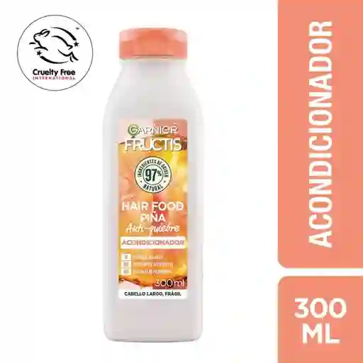 2 x Acondicionador Hair Food Fructis 300 ml Piña
