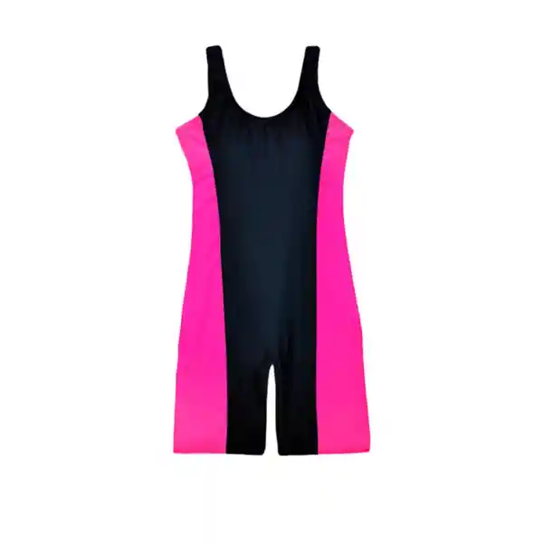 Traje de Baño Deportivo Pierna Larga Fucsia Talla XXL Samia