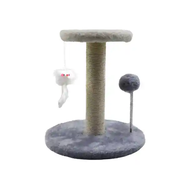 Urban Pet Rasgador Gato Sisal Vertical Gris 26 16 28 cm