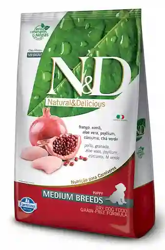 N&D Alimento Para Perro Pollo y Granada Puppy Medium