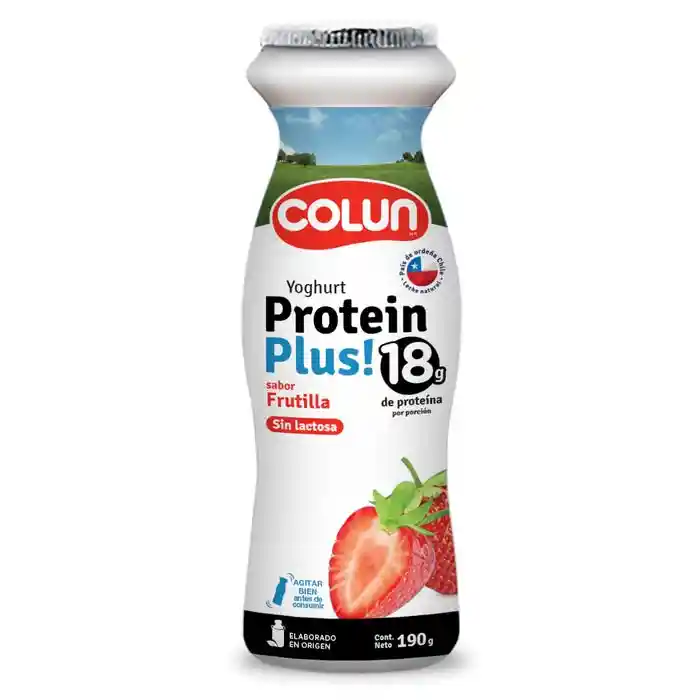 Colun Yoghurt Protein Plus Sabor a Frutilla