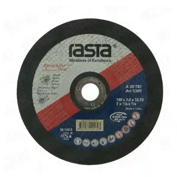 Disco Corte Rasta Metal 3209 7 Pulgadas