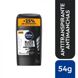 Nivea Men Desodorante Black & White Invisible en Barra