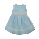 Vestido Bebe Niña Blanco Pillin 3 M