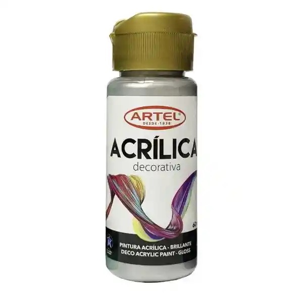 Artel Pintura Acrílica Decorativa Metálico Gris 996