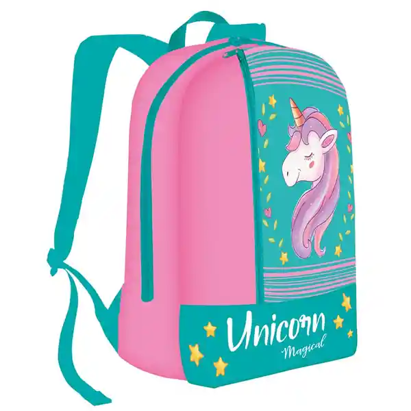 Nobel Gift Mochila Pocket Front Unicornio