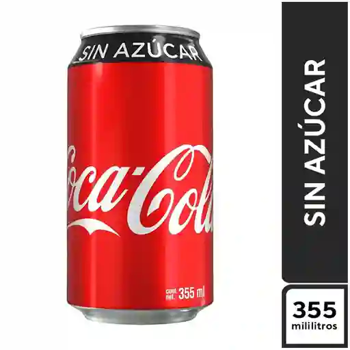 Coca-cola sin azúcar 355 ml