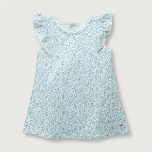 Vestido Vuelos Esencial de Niña Light Blue Talla 18M Opaline