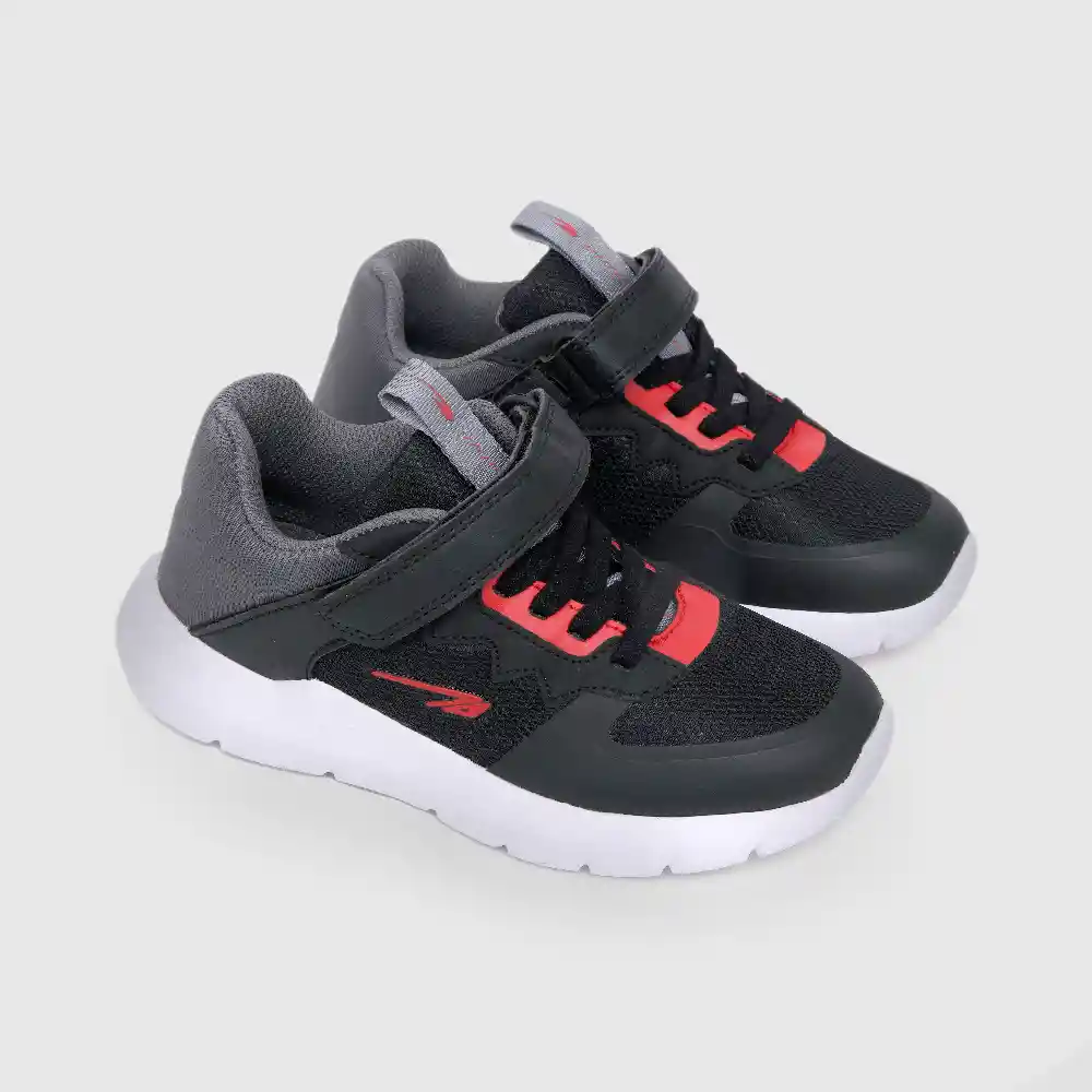 Zapatillas Deportiva Caña Baja De Niño Negro Talla 37
