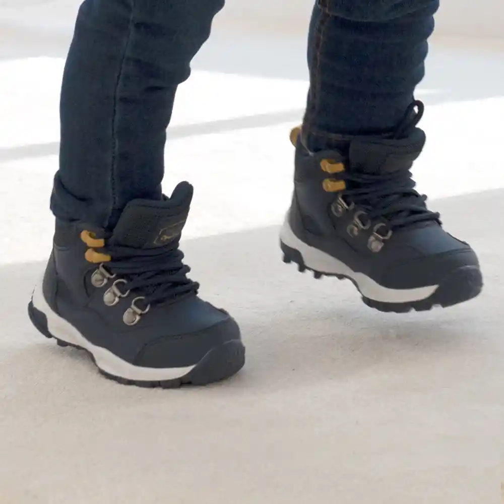 Botines De Outdoor Bati Niño Azul Talla 22