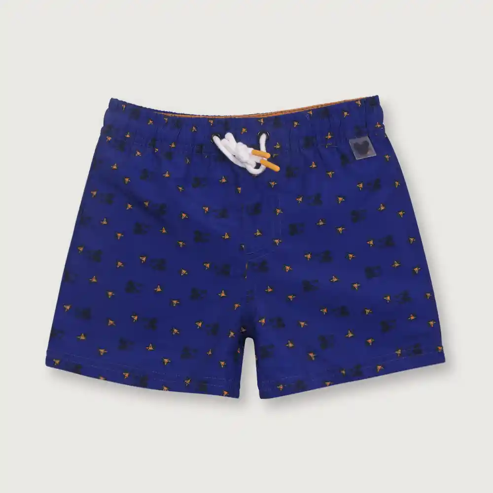 Traje De Baño Disney Sky Mickey De Niño Azul Talla 9m