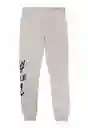 Pantalón Junior Sport Liberty 348 Niño Gris Talla 8 Años Ficcus