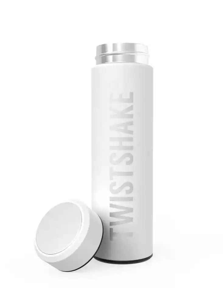 Twistshake Termo Para Agua Hot & Cold Blanco Capacidad 420 mL