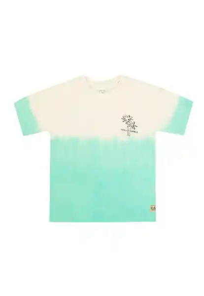Polera Degradé Holiday Boys Menta Talla 08 - 239