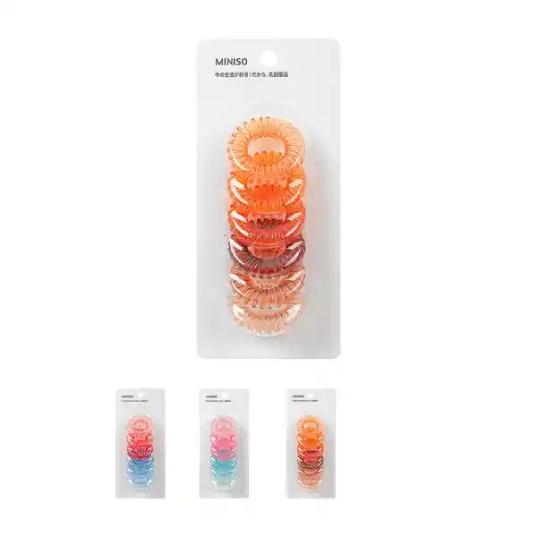 Miniso Liga Para el Cabello en Espiral 5 mm