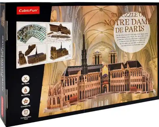 Cubicfun Rompecabezas 3D Notre Dame de Paris