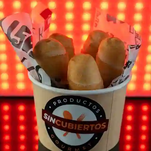 5 Tequeños de queso +bebida 220ml