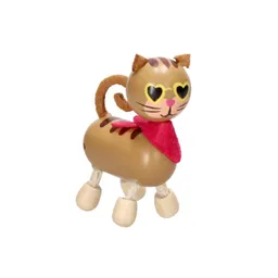 Figura Animal Gatito de Madera Castilá Casaideas