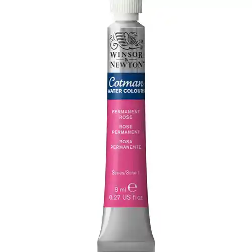 Winsor and Newton Pintura Acuarela Cotman Permanente Rosa 8 mL